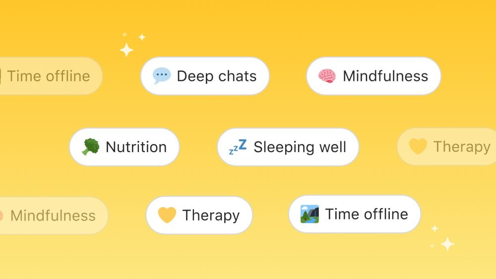 Bumble Launches New Self Care and Mental Health Badges and Prompts